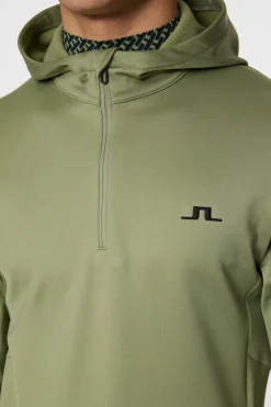 Aerial Quarter Zip Hood|J.Lindeberg Discount