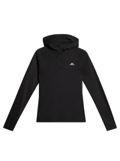 Agnes Quarter Zip Hood|J.Lindeberg Outlet
