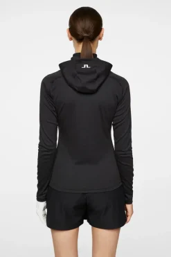 Agnes Quarter Zip Hood|J.Lindeberg Outlet