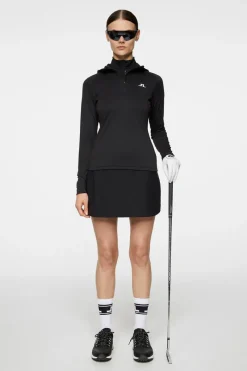 Agnes Quarter Zip Hood|J.Lindeberg Outlet