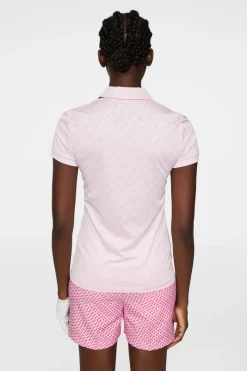 Alaya Jacquard Polo|J.Lindeberg Best