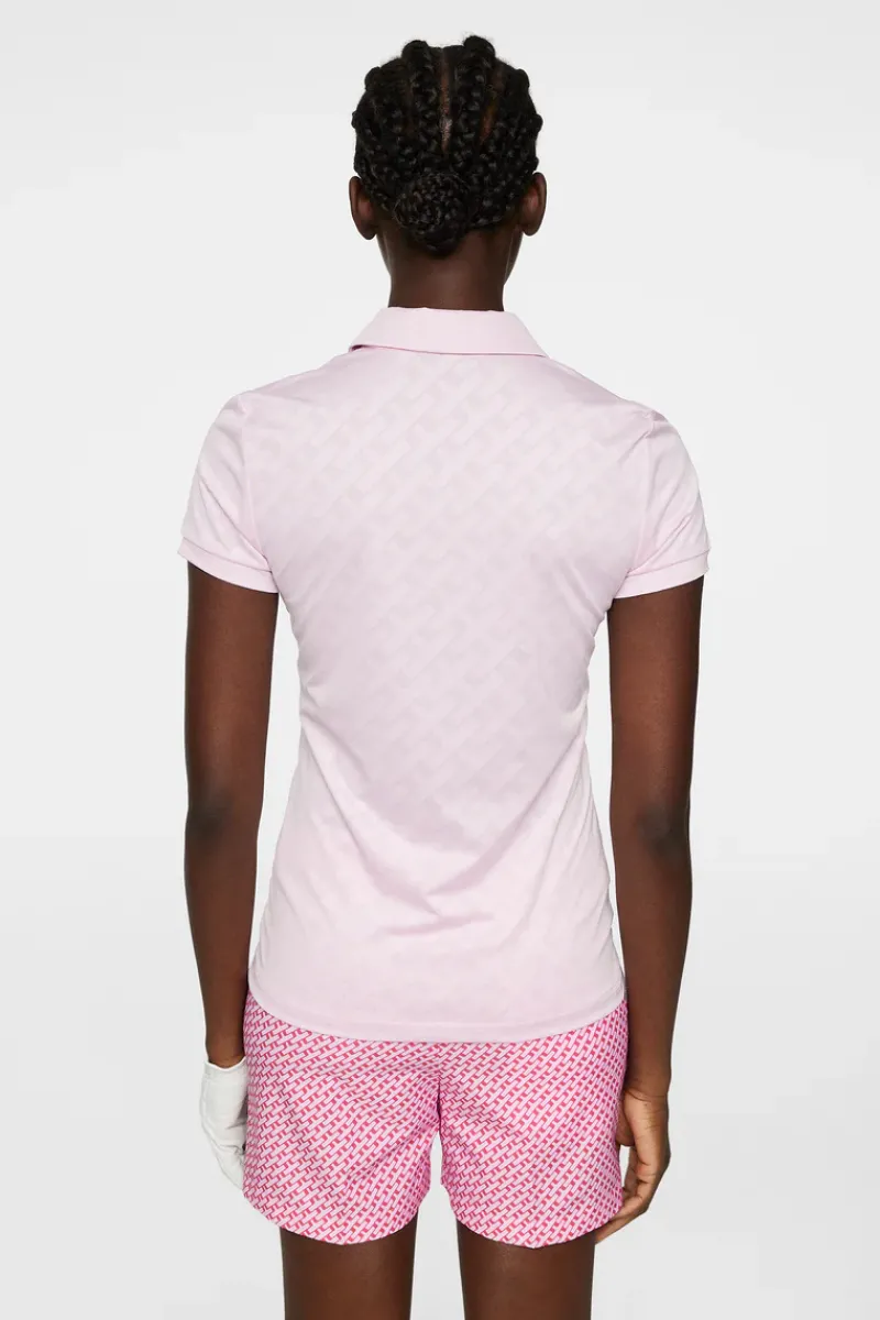 Alaya Jacquard Polo|J.Lindeberg Best