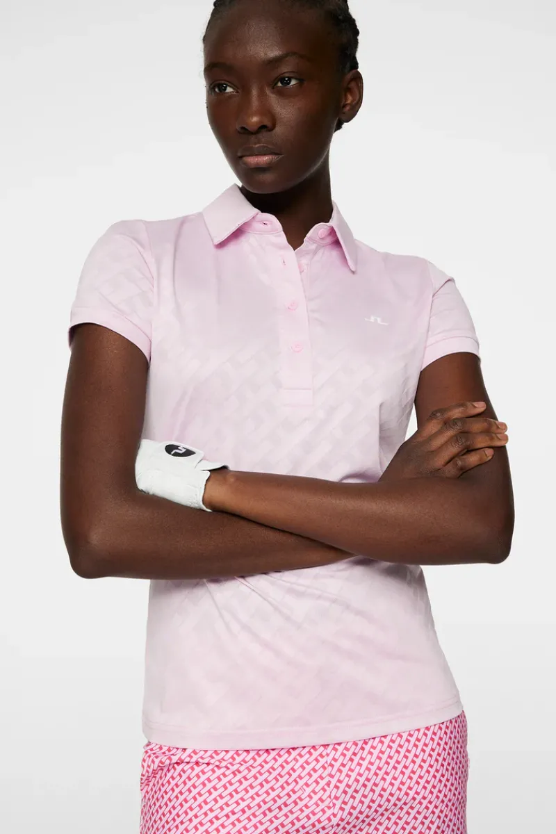 Alaya Jacquard Polo|J.Lindeberg Best