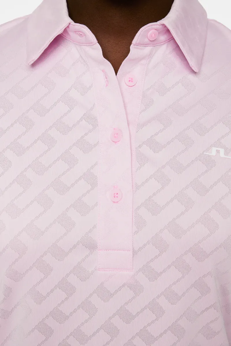 Alaya Jacquard Polo|J.Lindeberg Best