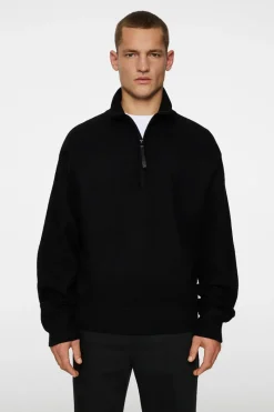 Bon Boiled Wool Quarter Zip|J.Lindeberg Best
