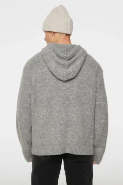 Broon Alpaca Blend Hoodie|J.Lindeberg Best
