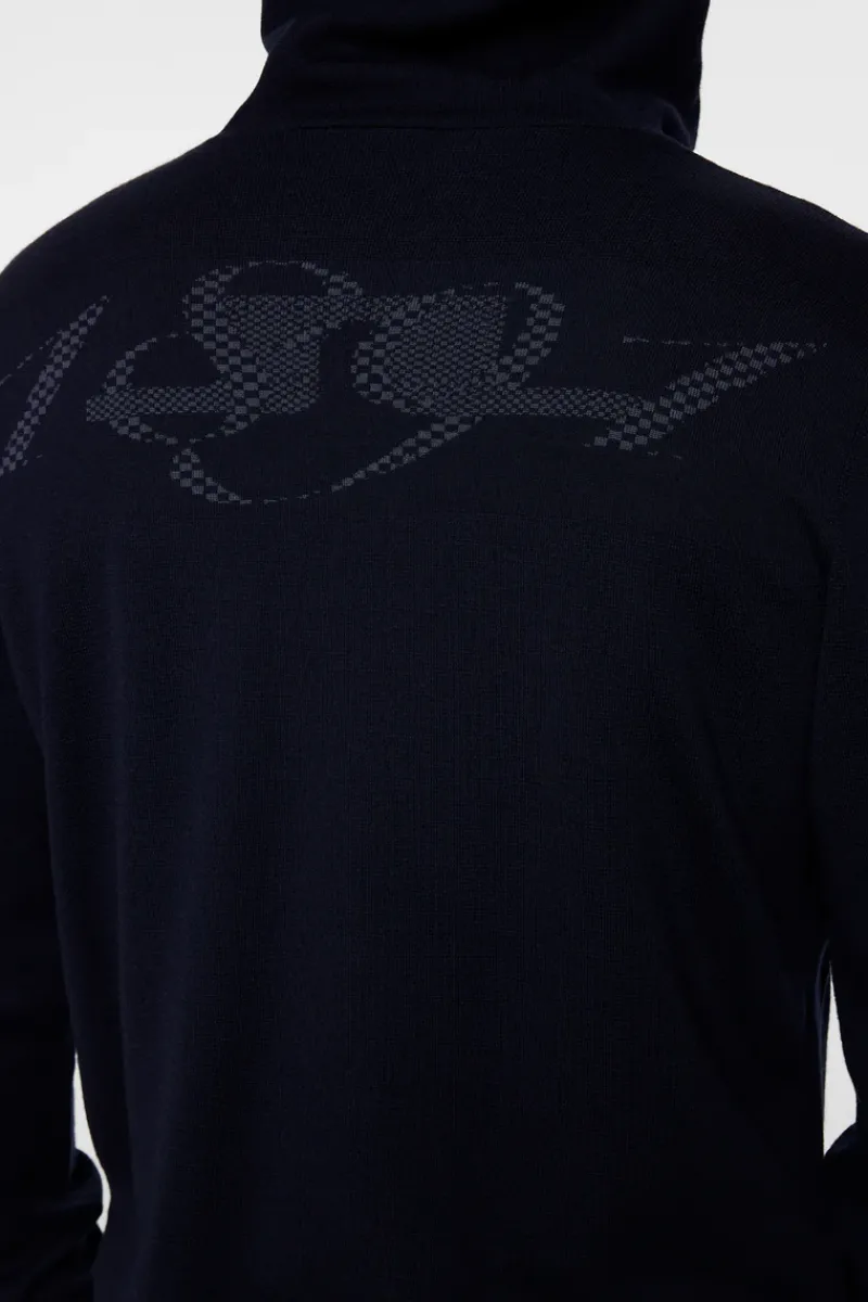 Cameron Hooded Knit Full Zip|J.Lindeberg