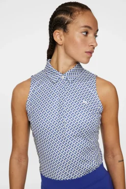 Dena Print Sleeveless Top|J.Lindeberg Sale