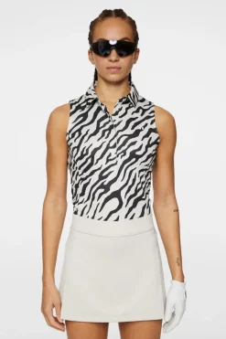 Dena Print Sleeveless Top|J.Lindeberg Clearance