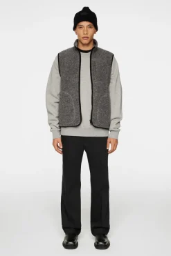 Duncan Wool Fleece Vest|J.Lindeberg Online