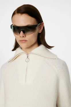 Finja Knitted Zip Sweater|J.Lindeberg Best