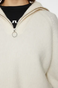 Finja Knitted Zip Sweater|J.Lindeberg Best