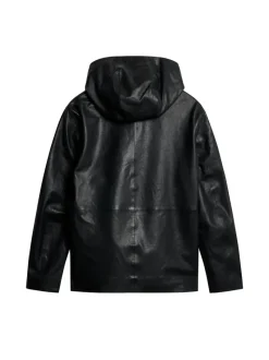 Hadley Leather Hoody Jacket|J.Lindeberg Online