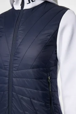 Holma Quilt Hybrid Hood|J.Lindeberg Hot