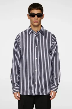 Howard Bold YD Stripe Shirt|J.Lindeberg Outlet