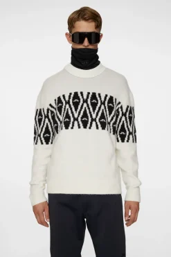 Jalen Jacquard Knitted Sweater|J.Lindeberg Clearance