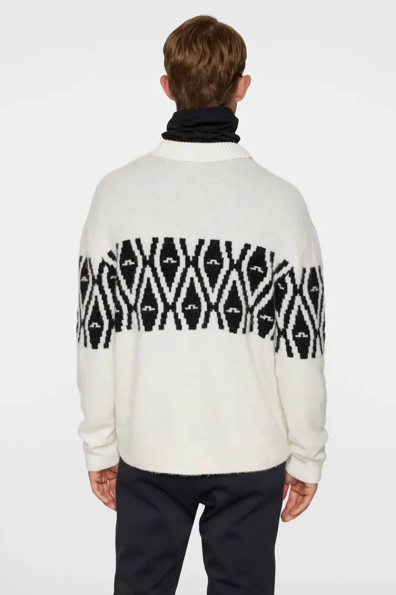 Jalen Jacquard Knitted Sweater|J.Lindeberg Clearance