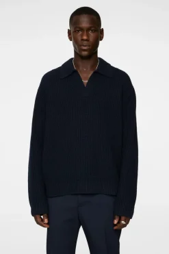 Jethro Heavy Polo Knit|J.Lindeberg Online