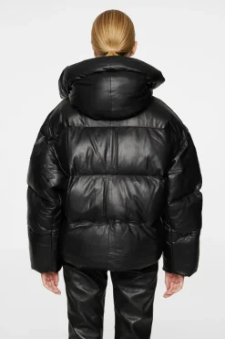 Jolene Leather Padded Jacket|J.Lindeberg Clearance