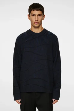 Ken Resonance Jacquard Crew|J.Lindeberg Online