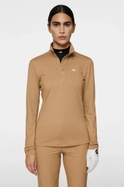 Lauryn Quarter Zip Mid Layer|J.Lindeberg New