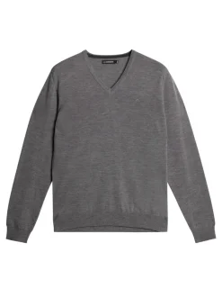 Lymann Merino V-neck Sweater|J.Lindeberg Outlet