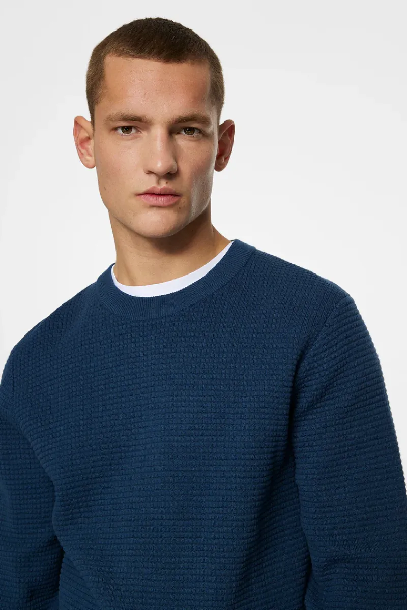 Oliver Structured Sweater|J.Lindeberg Online