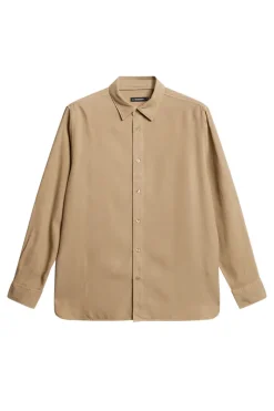 Reg LS Struct Gmd Tencel Shirt|J.Lindeberg Clearance