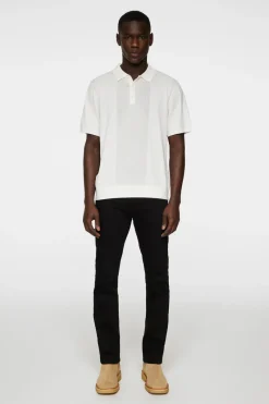 Reymond Solid Stripe Polo|J.Lindeberg Hot