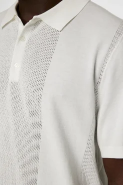 Reymond Solid Stripe Polo|J.Lindeberg Hot