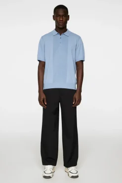 Reymond Solid Stripe Polo|J.Lindeberg Hot