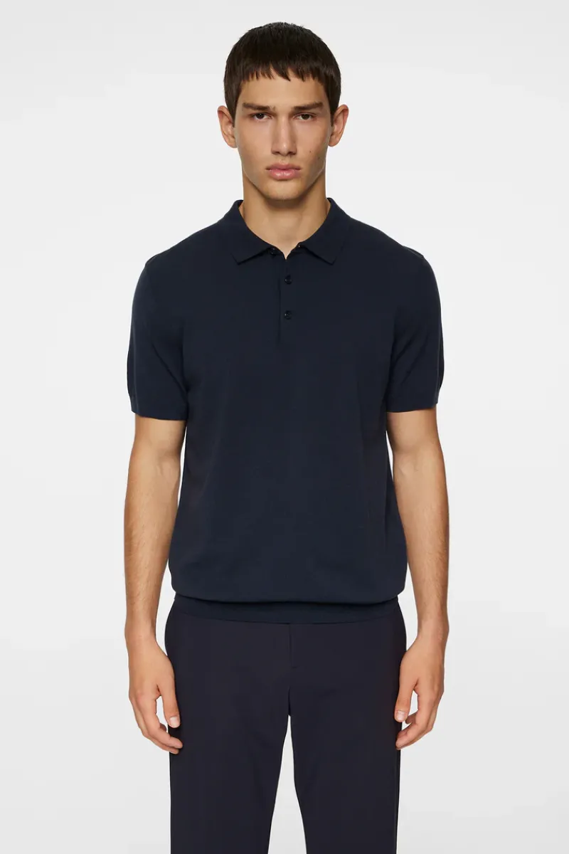 Ridge Knitted Polo|J.Lindeberg