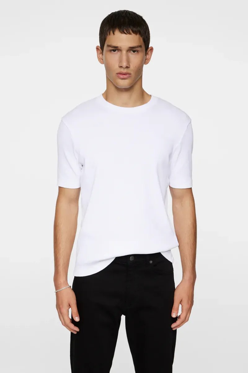Rob Slim Rib Tee|J.Lindeberg Outlet