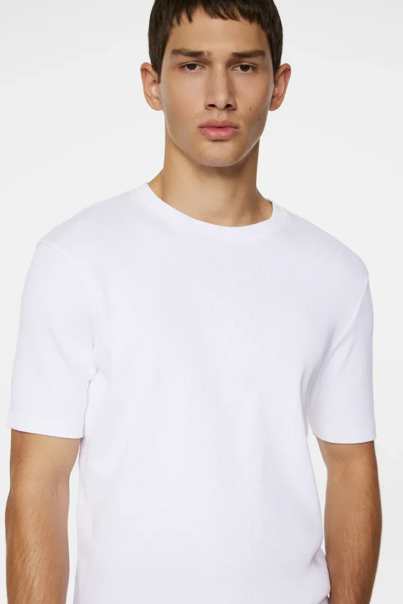 Rob Slim Rib Tee|J.Lindeberg Outlet