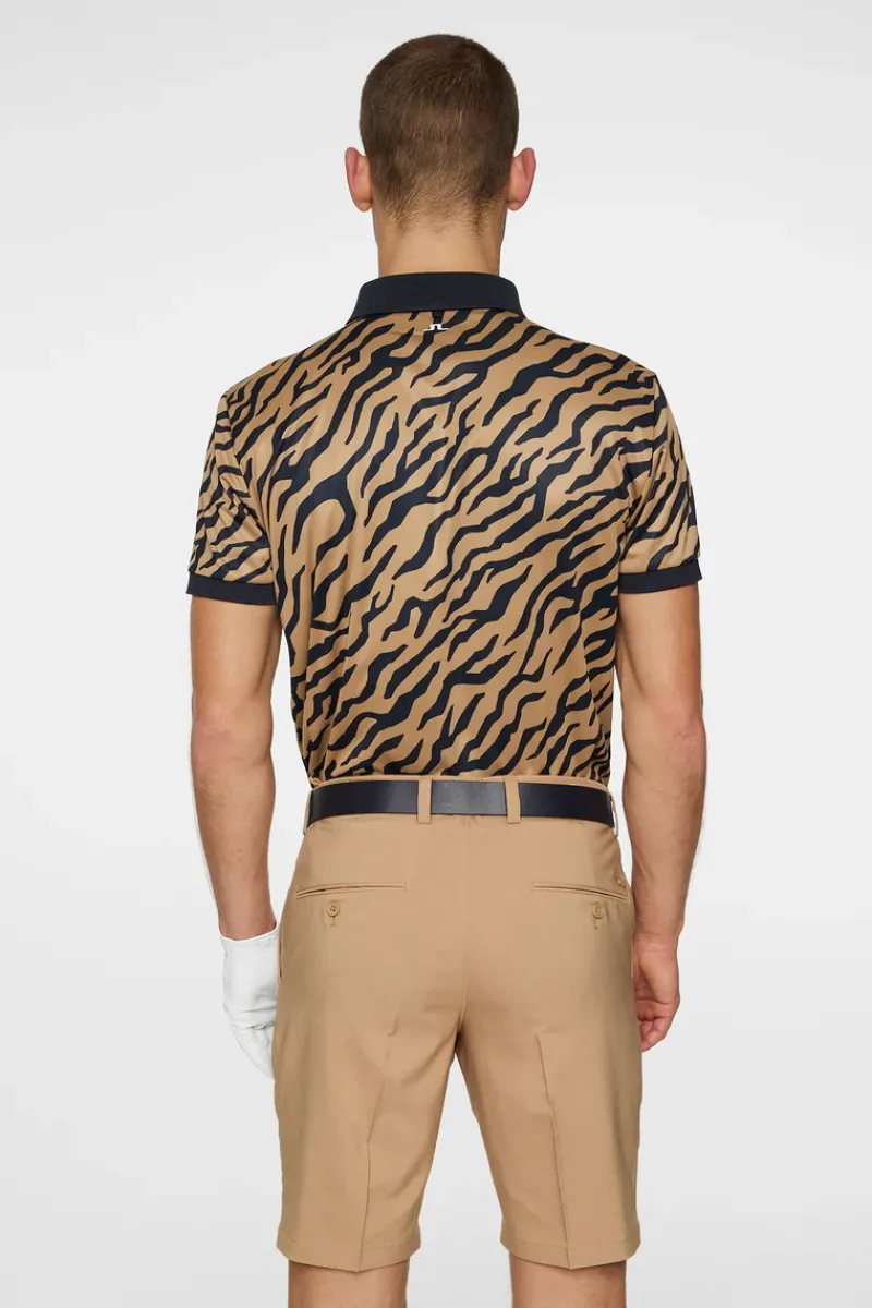 Tour Tech Print Polo|J.Lindeberg