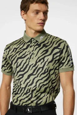 Tour Tech Print Polo|J.Lindeberg Clearance