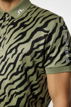 Tour Tech Print Polo|J.Lindeberg Clearance