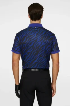 Tour Tech Print Polo|J.Lindeberg Sale