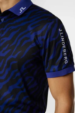 Tour Tech Print Polo|J.Lindeberg Sale