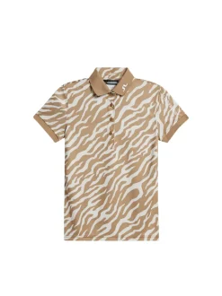 Tour Tech Print Polo|J.Lindeberg Outlet