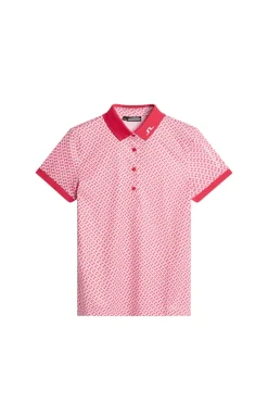 Tour Tech Print Polo|J.Lindeberg Outlet