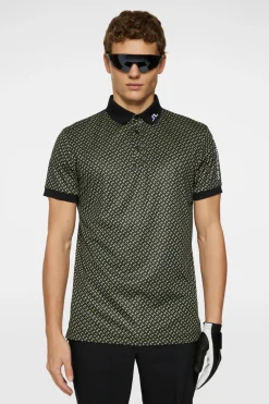Tour Tech Print Polo|J.Lindeberg Hot