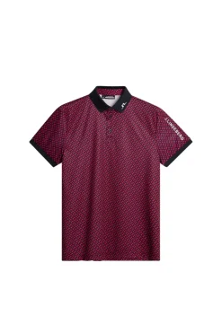 Tour Tech Print Polo|J.Lindeberg Best