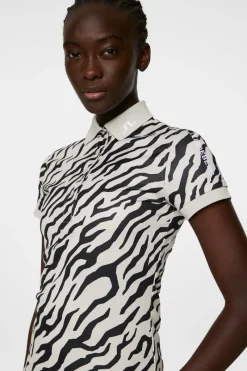 Tour Tech Print Polo|J.Lindeberg New