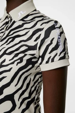 Tour Tech Print Polo|J.Lindeberg New