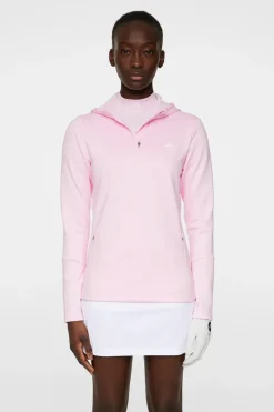 W Aerial Quarter Zip Hood|J.Lindeberg Sale