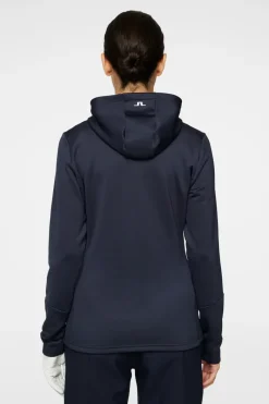 W Aerial Quarter Zip Hood|J.Lindeberg Hot