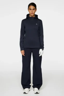 W Aerial Quarter Zip Hood|J.Lindeberg Hot
