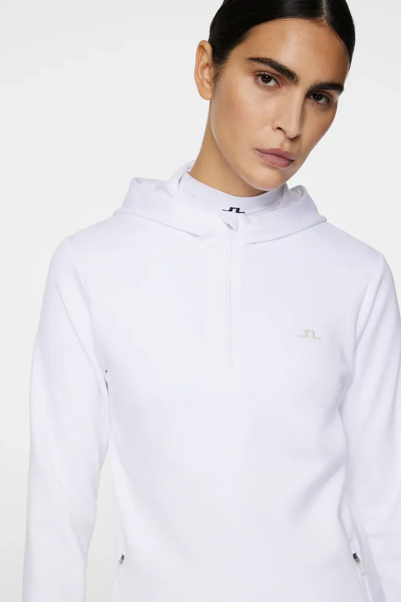 W Aerial Quarter Zip Hood|J.Lindeberg
