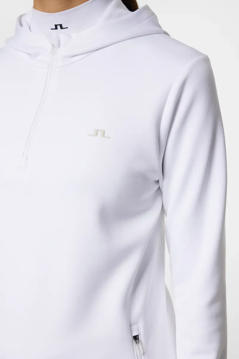 W Aerial Quarter Zip Hood|J.Lindeberg